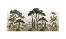 Papier peint panoramique adhésif Jardin méditerranéen Vert - PNV-JAR-VE - Le Grand Cirque